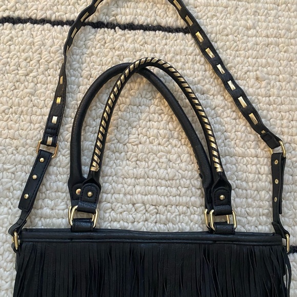 Steve Madden, black friend tote bag/purse - Picture 2 of 4